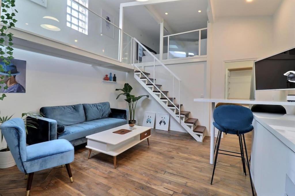 Unique Loft Apartment Located 15 Minutes From The Champs Elysees Saint-Ouen  Εξωτερικό φωτογραφία